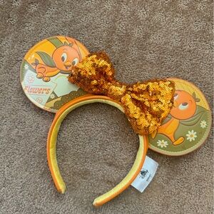 Disney Orange Bird 50th Anniversary Minnie Mickey Ears Headband